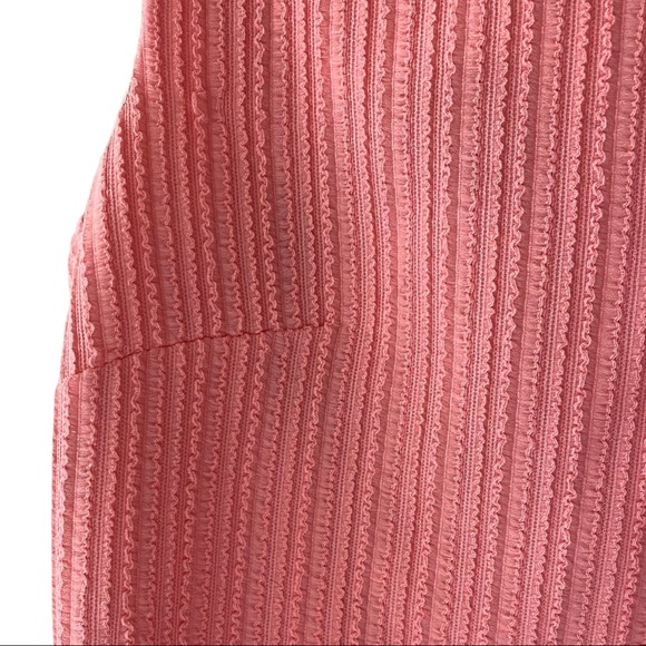 VINTAGE 1970s Algo-Ettes Petite Collection, Bubblegum Pink Dress, Mock Neck - Picture 8 of 13